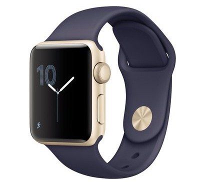 Apple Watch Series 2 (38mm) mit Sportarmband in Gold für 269€ (statt 320€)