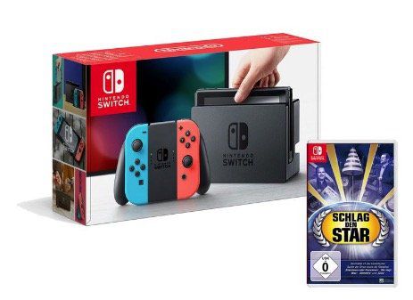 Schnell? Nintendo Switch mit Schlag den Star für 301€ (statt 353€)