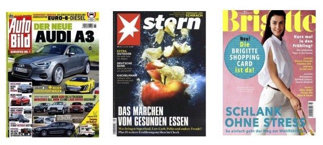 Knaller! Gratis Zeitschriften (ohne Angabe der Bankverbindung) zzgl. 3,95€ VSK   automatisch auslaufend!