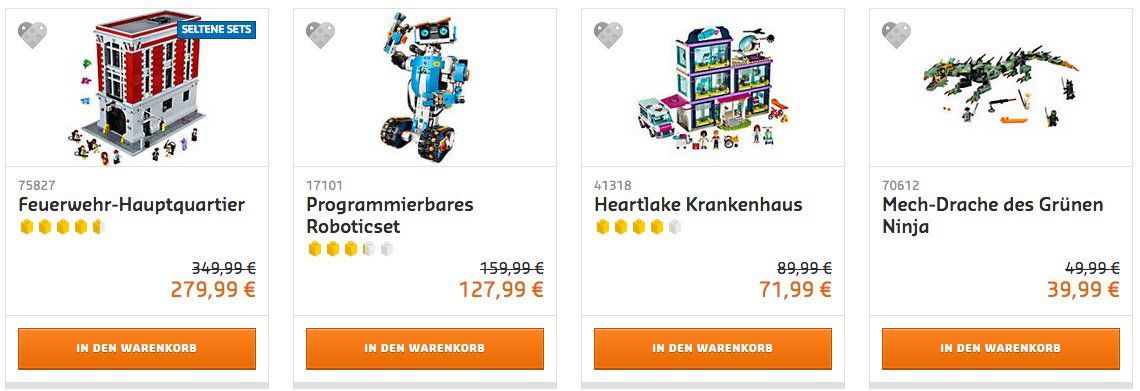 Lego:  20% auf ausgewählte Artikel am Cyber Monday + gratis Lego Nussknacker