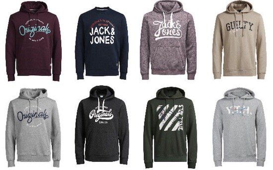 JACK & JONES Pullover und Hoodies Restgrößen für 19,99€