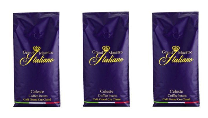 Grand Maestro Italiano Celeste   3kg Kaffeebohnen für 29,99€