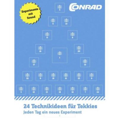 CONRAD Adventkalender 2017 mit 24 Experimenten für 9,95€