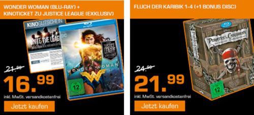 Saturn Weekend Sale: z.B. Xbox One S 500GB Konsole + Mittelerde: Schatten des Krieges für 169€