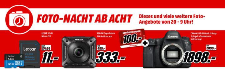 Media Markt Foto Late Night: z.B. SONY HDR CX405 B.CEN Camcorder Full HD für eff. 169€