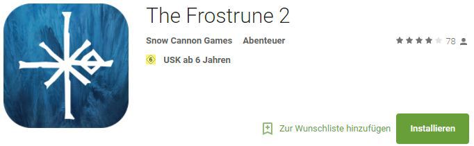 The Frostrune (Android, iOS) gratis statt 5,49€