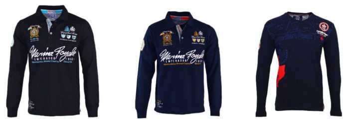 Geographical Norway Canadian Peak   Herren Langarm Shirts & Polos für je 19,99€