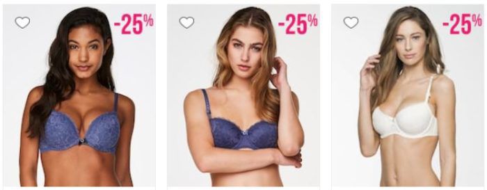 Hunkemöller Black Freitag: bis 50% auf (fast) alles   günstige BHs, Slips, Nachtwäsche, Bikinis + 5% Member Rabatt