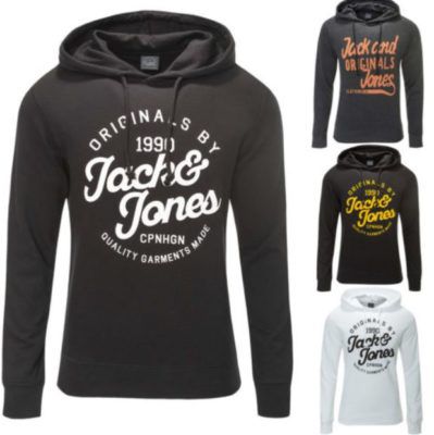 JACK & JONES Kapuzenpullover, 8 Modelle Hoddies bis 2XL für je 24,90€