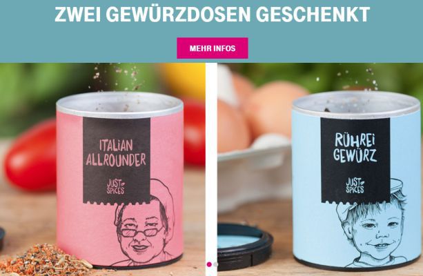 Nur für Telekom Kunden: 2 kostenlose Gewürze von Just Spices