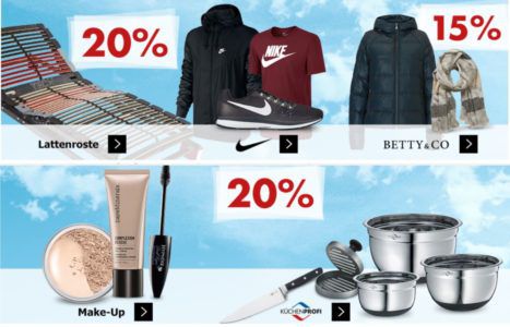 Karstadt Weekend Kracher: 20% Rabatt auf Küchenprofi   NIKE und vieles anderes ...