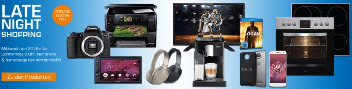 Saturn Late Night Shopping Übersicht   u.a.: Epson Expression Premium XP 640 Multifunktionsdrucker für nur 69,99€