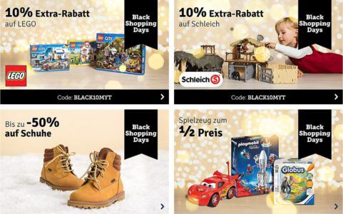 MyToys Mega Sale mit 10% Rabatt auf LEGO, Schleich, Ravensburger, BRIO u.m.   günstiger Nachschub für die Kids!