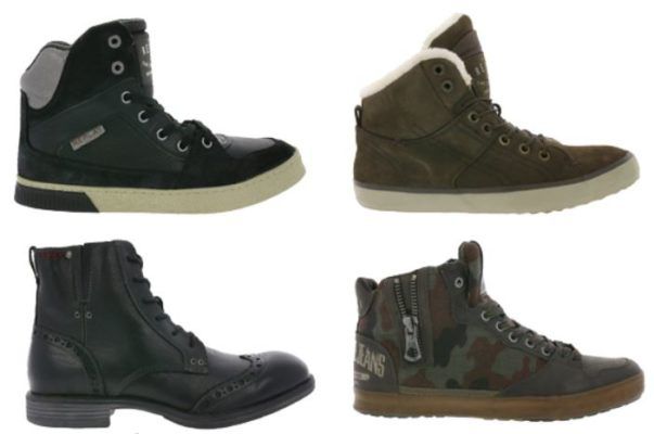 Replay Herren Boots Restgrößen   z.B. REPLAY Bersi Herren Echtleder Sneaker ab 49,99€
