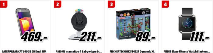 Media Markt Tiefpreisspätschau: u.a. 4MOMS mamaRoo 4 Babywippe statt 299€ für 211€