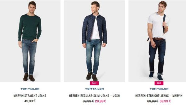 Tom Tailor Happy Deals mit satten 25% auf Alles (ausser Gutscheine) Marken Fashion zu Bestpreisen