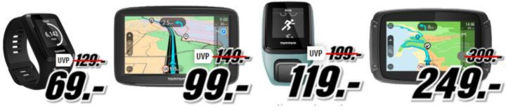 TomTom Tiefpreisspätschicht   günstige Navis & Tracker z.B. TOMTOM Spark 3 statt 84€ für 69€