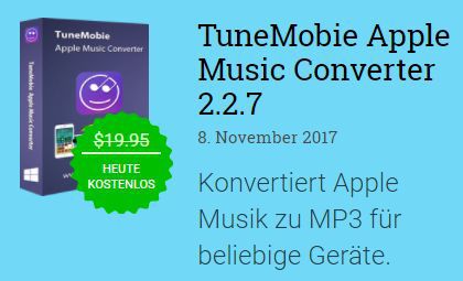 Kostenlos: TuneMobie Apple Music Converter – nur bis morgen 10 Uhr