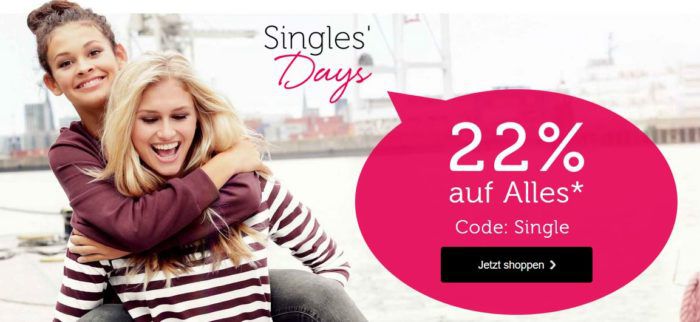 Singles Day: Bonprix mit 22% auf alles bis Mitternacht   auch auf Wohnen