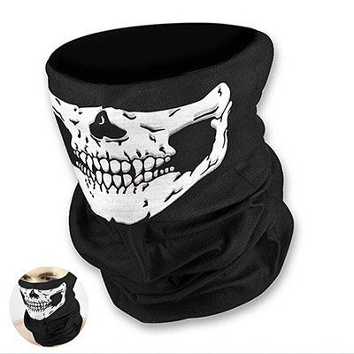 Skull Maske in Schwarz für 0,18€