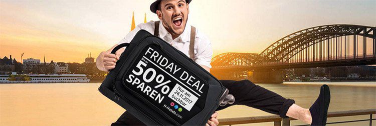 H Hotels Friday Deal: bis zu 50% Rabatt ab 2 ÜN + Gold Status (inkl. 1000 HotMiles)