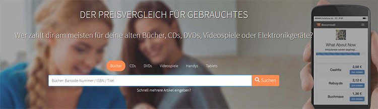 Bonavendi – wo bekommt man am meisten Geld für gebrauchte Bücher, DVDs, Games, Tablets & Co.?