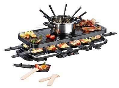 Gourmetmaxx Raclette mit Fondue Set XXL für 47,99€ (statt 70€)