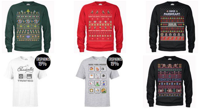 Nerd Weihnachtspullover + T Shirt ab 28,49€