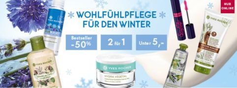 TOP!  50% Yves Rocher Sale oder 2 zum Preis von 1