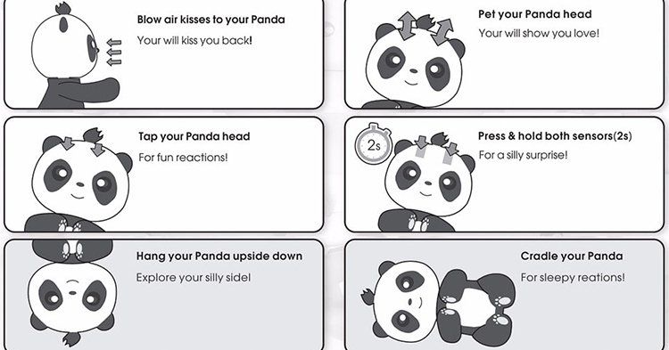 Interaktiver Panda   Tamagotchi 2.0 für 8,50€