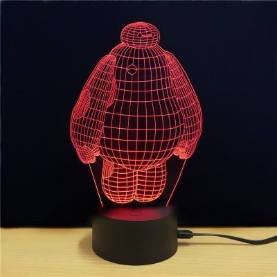 3D Lampe Baymax für 3,41€