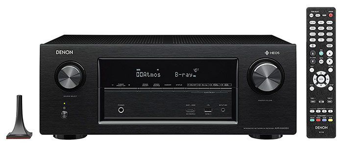 Denon AV Receiver AVRX2400H mit 7.2 Kanälen, WLAN, 4K, Dolby Atmos für 309€ (statt 379€)   Prime Day