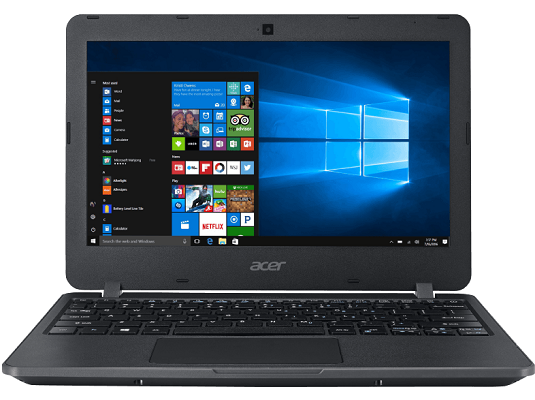 ACER TravelMate B1 (B117 M P7VH)   11,6 Zoll Netbook mit 64 GB eMMC Speicher für 249€ (statt 304€)