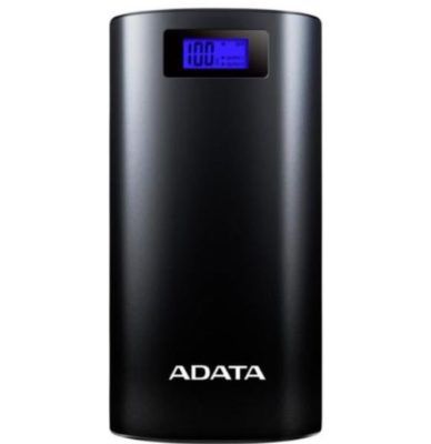 ADATA Powerbank P20000D mobiler Akku mit 20000mAh + integrierte LED Taschenlampe für 24,99€