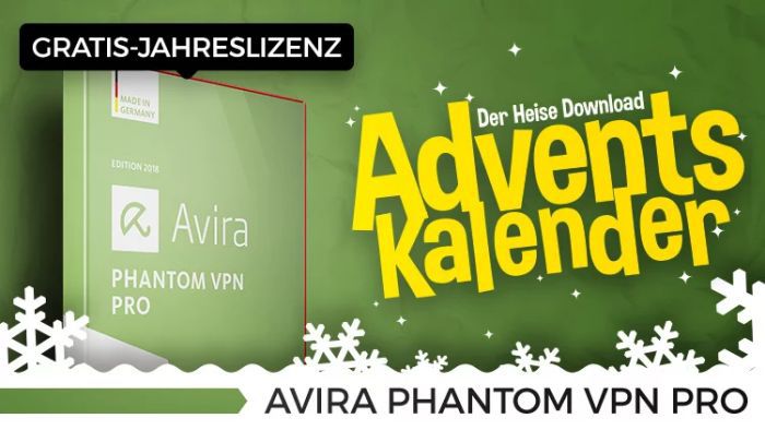 VORBEI! Avira Phantom VPN Pro (Jahreslizenz) kostenlos