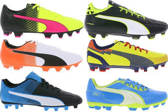 Mehrere PUMA evoSPEED Herren Fußballschuhe für je 14,99€