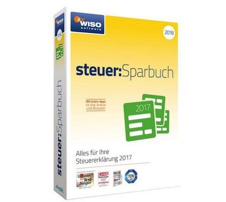 WISO steuer:Sparbuch 2018 (für Steuerjahr 2017) für 18,99€