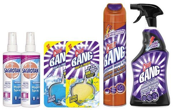 Reinigungsmittel Set Sparpack mit 10 Artikeln für 29,99€