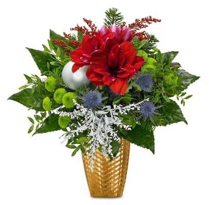 Weihnachtsgruß Blumenstrauß mit über 30cm Durchmesser für 19,98€