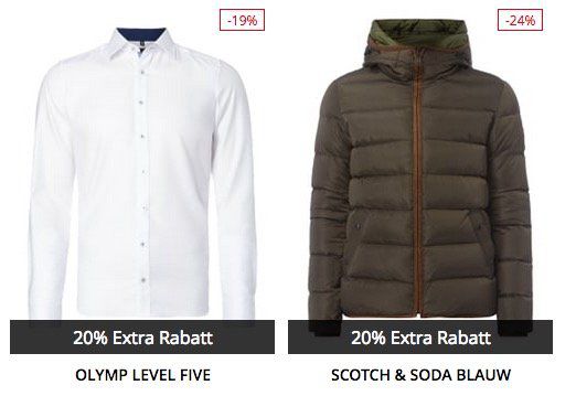 Peek & Cloppenburg* mit 24% Extra Rabatt auf viele bereits reduzierte Artikel   TOP!