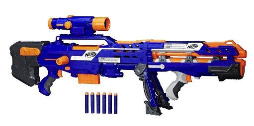 20% auf NERF Blaster bei ToysRUs   z.B. NERF N Strike Elite Longshot CS 6 für 42,93€ (statt 68€)