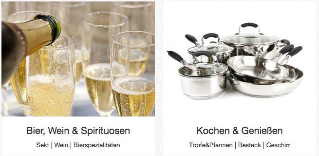 eBay mit 10% Silvester Gutschein auf die Kategorien Feinschmecker, Kochen & Genießen und Feste & besondere Anlässe