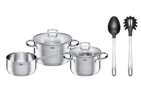 Silit Topf Set Marino 3 teilig + Gieß  und Nudellöffel für 54,90€ (statt 78€)