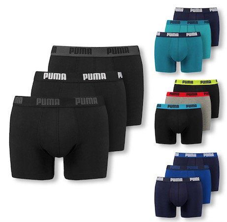 9er Pack Puma Herren Boxershorts für 46,99€ (statt 55€)