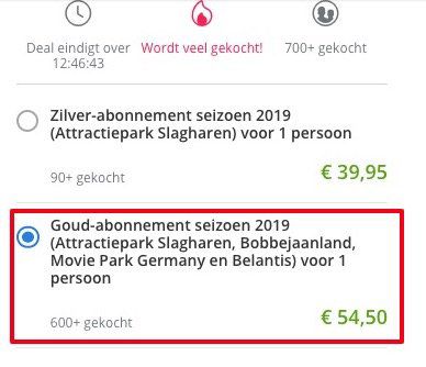 Slagharen Jahreskarte Gold für 43,60€   z.B. 1 Jahr kostenfreier Eintritt in den Movie Park