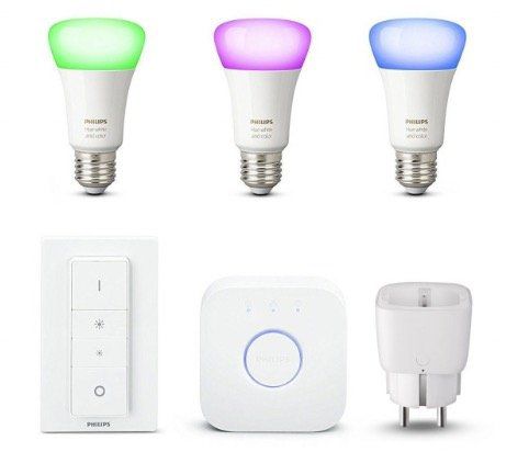 Philips Hue E27 Starterset + Innr Steckdosen Plug für 133,95€ (statt 181€)