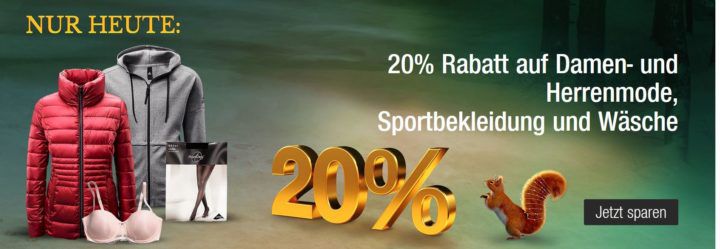 Kaufhof 20% Rabatt auf Damen  Herren Fashion und Sportbekleidung: z.B. ESPRIT Collection Herren Sakko für nur 55,99€