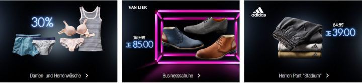 Kaufhof Adventskalender heute: z.B. 30% Rabatt auf Damen  & Herrenwäsche   VAN LIER Business Schuhe für 85€