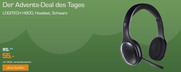 LOGITECH H800   Bluetooth Headset statt 80€ für 55€