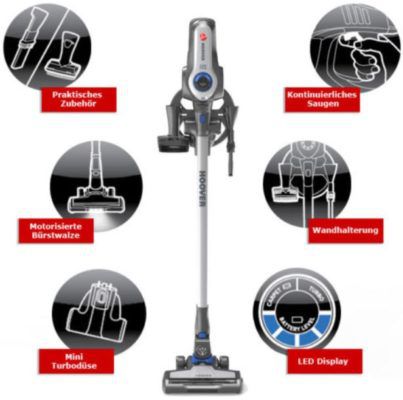 Hoover Rhapsody RA22PTG Handstaubsauger mit HSpin Core Technology für 129,90€ (statt 217€)